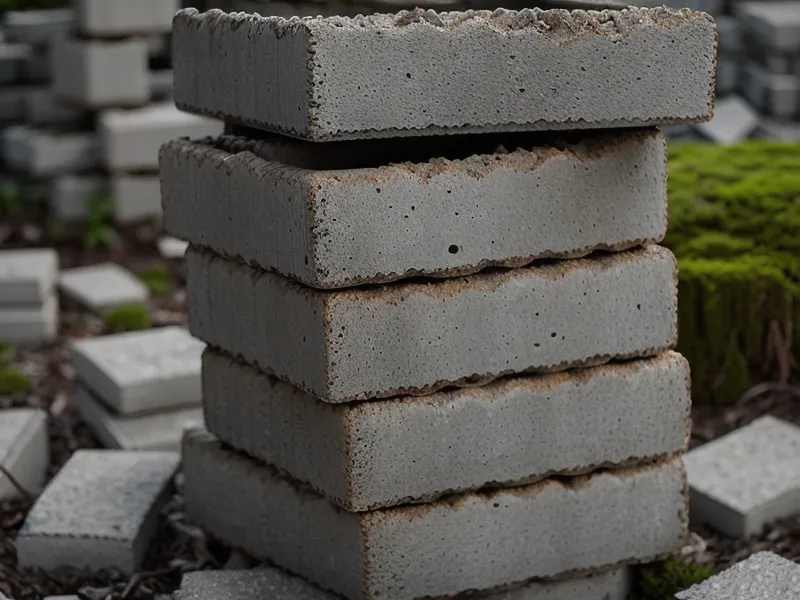 Cinder block foundation built to support a heavy IBC tote for gravity-fed garden watering
