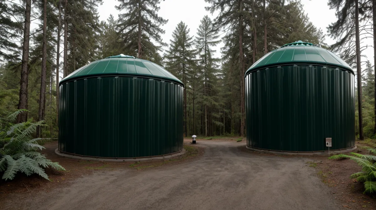 How to clean a plastic water storage tank without harsh chemicals on a homestead