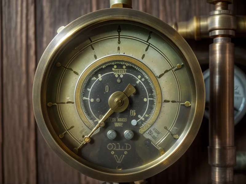 Well water pressure gauge reading zero PSI, the first sign of an air lock after the well ran dry