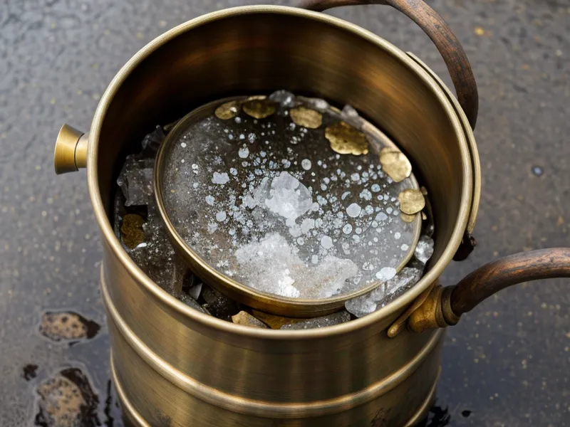 Air and water sputtering from an outdoor spigot while bleeding an air lock from well water lines