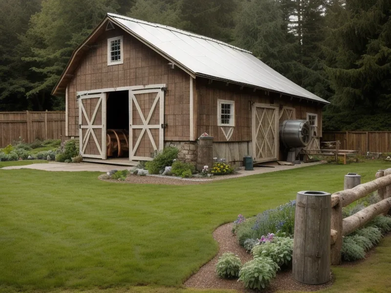 Winter prep on a well pump house before the first hard freeze on a rural Oregon homestead