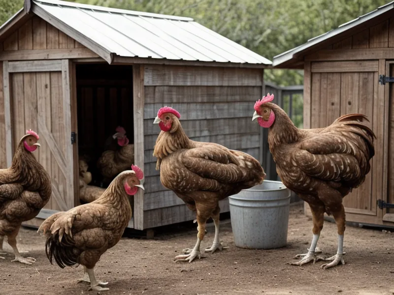 Chickens drinking freely, a small daily win for rural living and water security