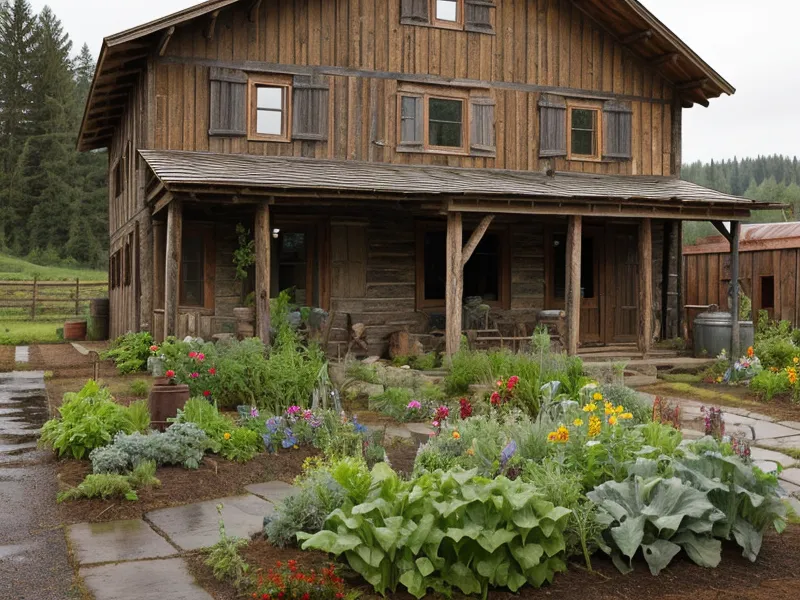 Rural well water security setup on an Oregon hobby farm, showing the well maintenance and DIY homesteading systems that keep water flowing.