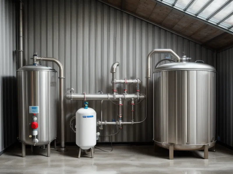Whole-house water filtration solutions installed in the shed to stop the sulfur smell for good